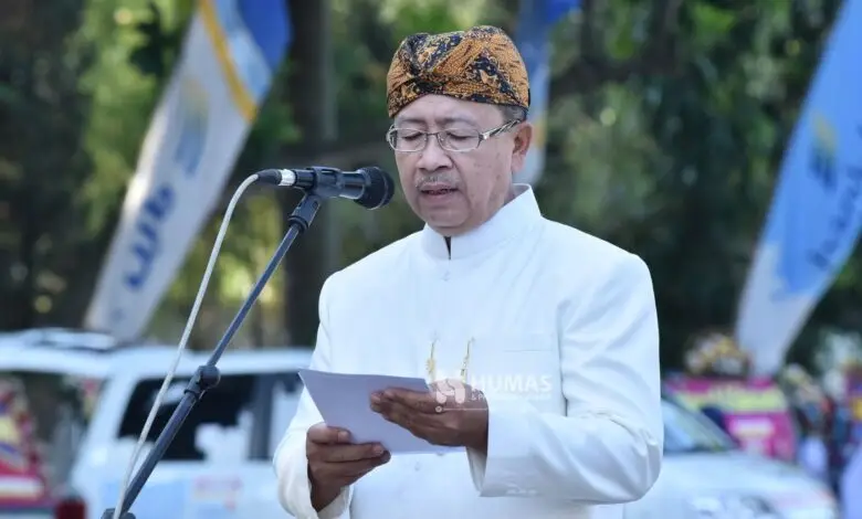 Pimpin Upacara Hari Jadi Cianjur, Ini Isi Sambutan Plt Bupati