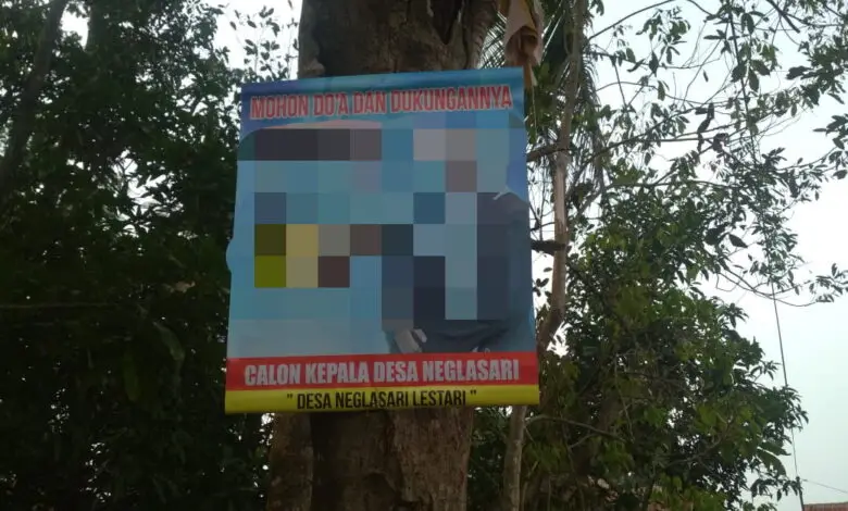 Pohon Kakija 'Disakiti' Poster Balon Kades