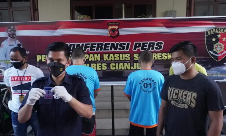 Polisi Gadungan yang Bawa Kabur Motor Warga Cianjur saat COD Ditangkap