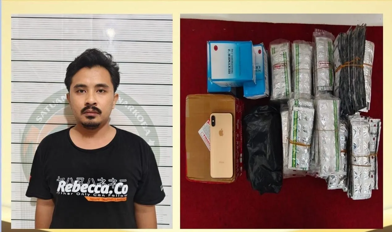 Polisi Tangkap Pengedar Ribuan Butir Obat Terlarang di Cianjur Selatan