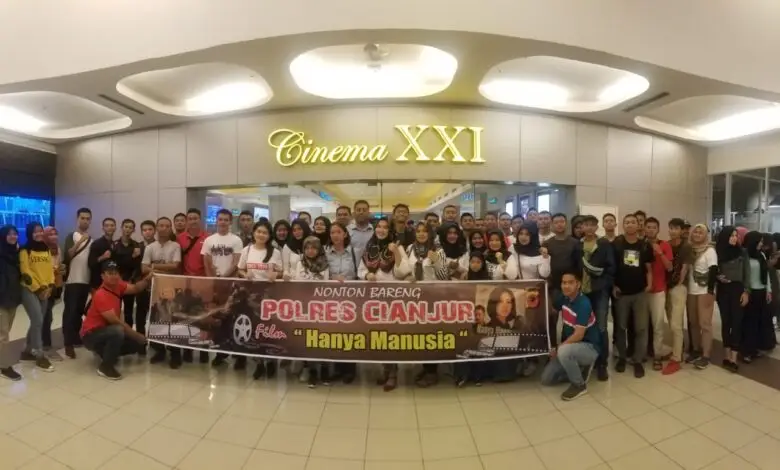 Polres Cianjur Ajak Peserta Binlat Nonton Bareng Film "Hanya Manusia"