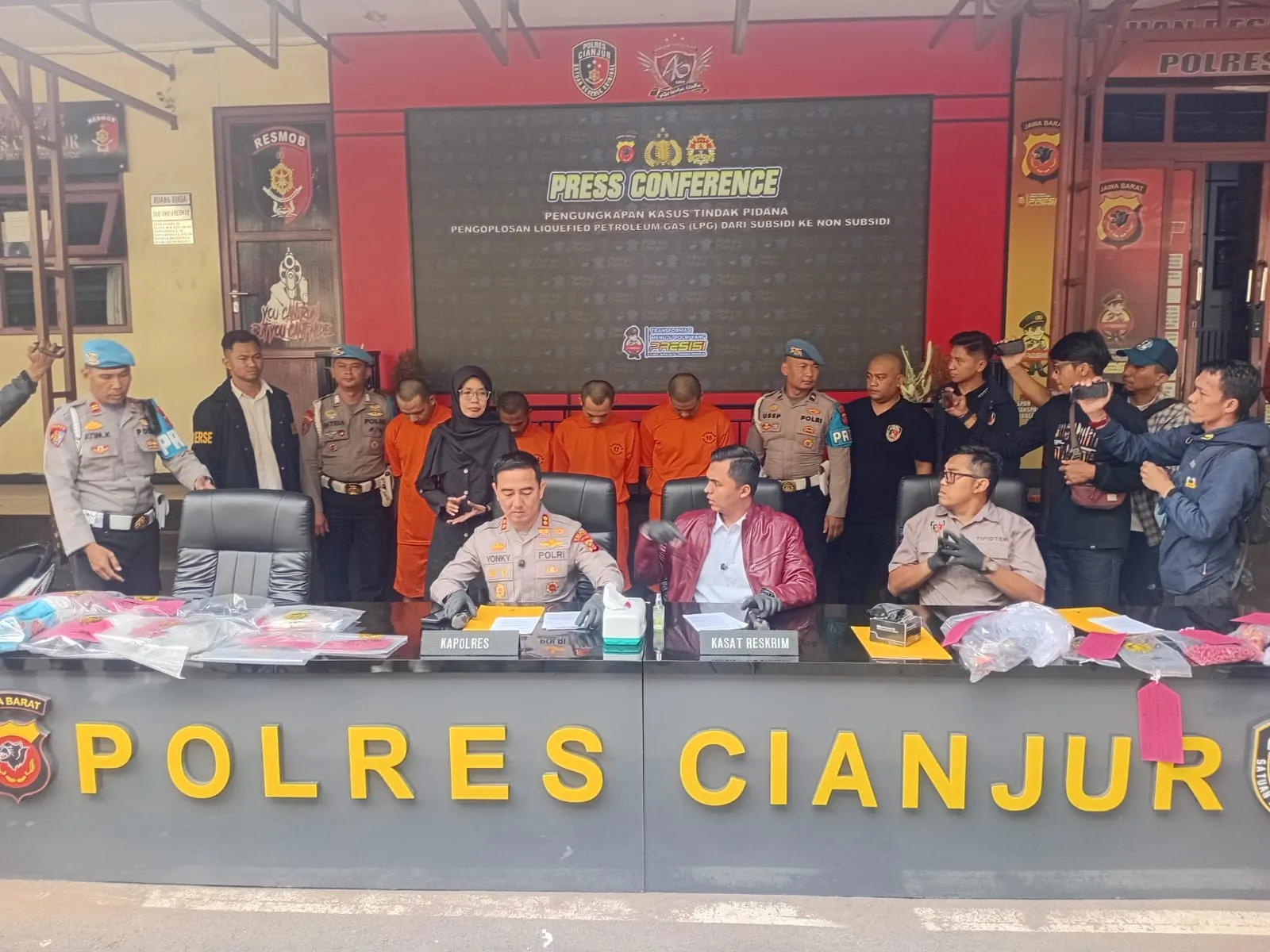 Polres Cianjur Bongkar Sindikat Pengoplosan LPG Subsidi, Kerugian Negara Capai Rp1 Miliar