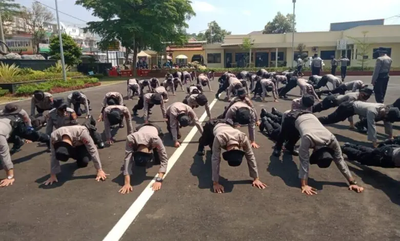 Polres Cianjur Gelar Latihan Pengamanan Pilkada 2020