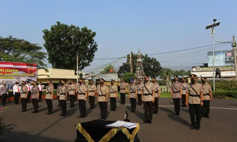 Polres Cianjur Rotasi Sejumlah Pejabat Utama dan Kapolsek, Berikut Daftar Lengkapnya