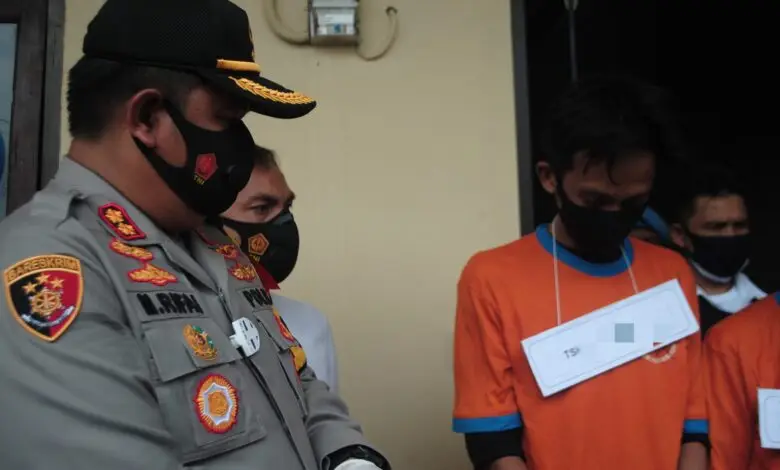 Polres Cianjur Tangkap Anggota Gerombolan Bermotor Pengedar Narkoba