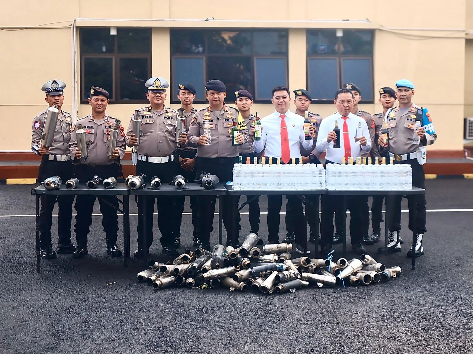 Polres Cianjur Ungkap Dampak Bahaya Miras Ilegal dan Knalpot Bising Terhadap Masyarakat