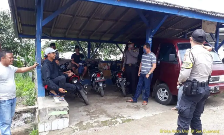 Polsek Cugenang Kunjungi Pangkalan Ojek Cirumput