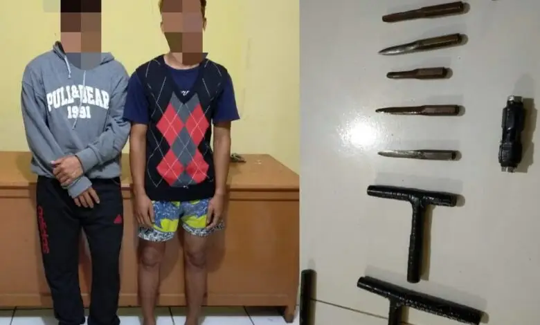 Polsek Sukaresmi Tangkap Pelaku Curanmor, Banyak Kunci Ditemukan