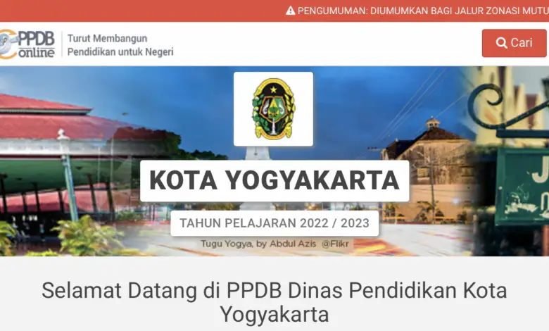 PPDB Jogja 2022: Jadwal dan Cara Pengajuan Aktivasi Akun