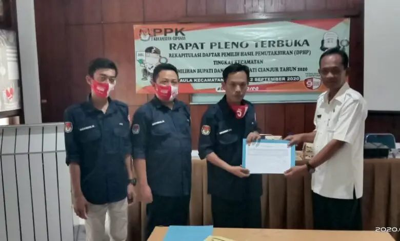 PPK Cipanas Gelar Rapat Pleno Rekapitulasi DPHP