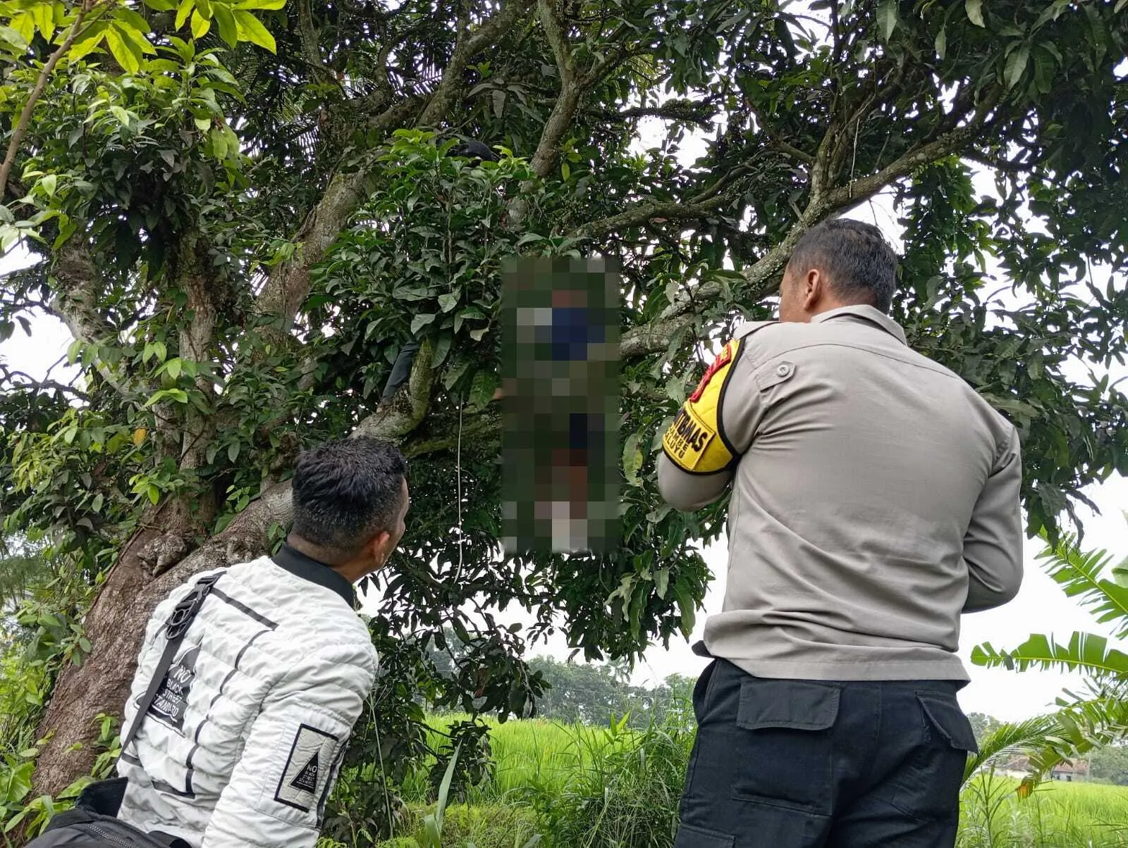 Pria Asal Bandung Gantung Diri di Cianjur, Warga Sukaluyu Gempar