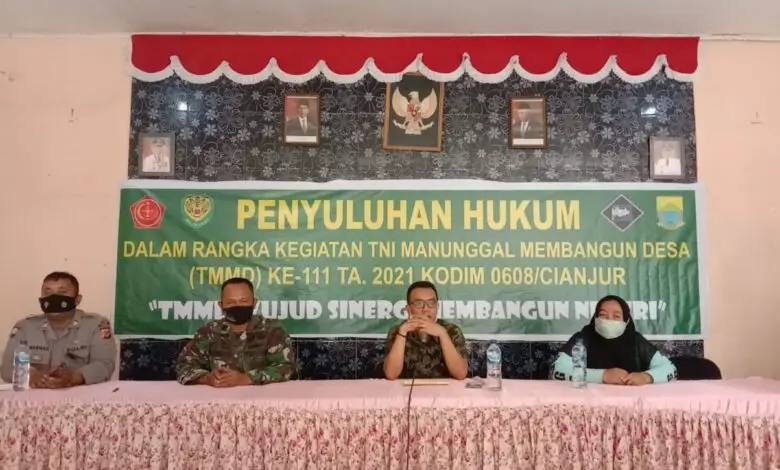 Puluhan Warga Desa Ciandam Ikuti Penyuluhan Kamtibmas dan Hukum