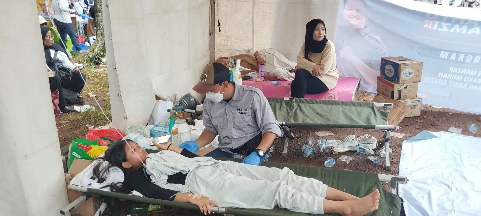 Puluhan Warga Pingsan Saat Menonton Penampilan Lesti Kejora di Kampanye Akbar Wahyu-Ramzi di Cianjur