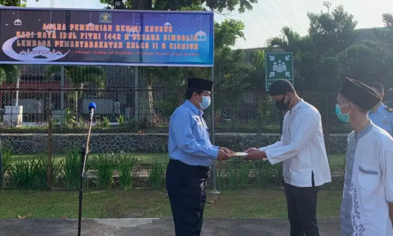 Ratusan Narapidana di Lapas Cianjur Terima Remisi di Hari Raya Idul Fitri