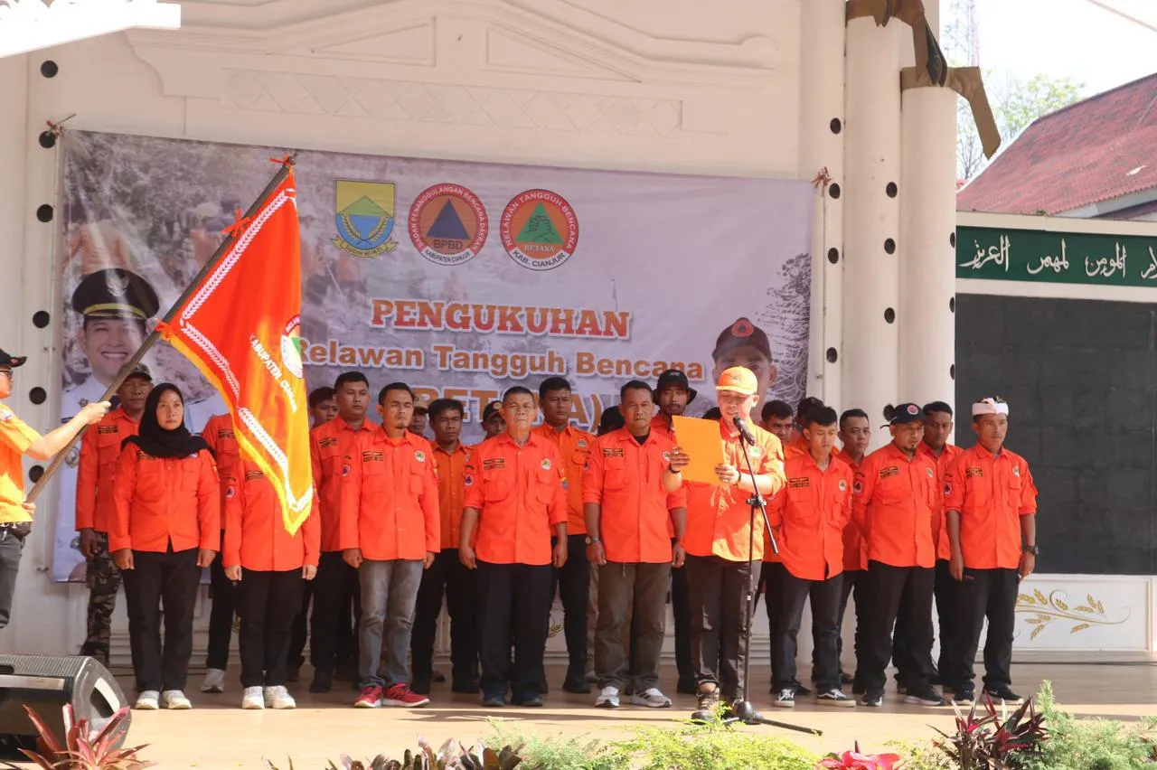 Relawan Tangguh Bencana 2025 Dikukuhkan, Struktur Organisasi Dirombak