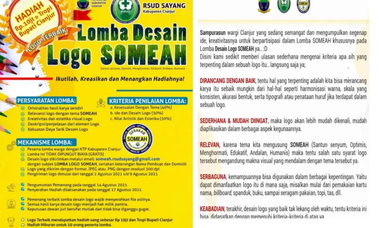 RSUD Sayang Gelar Lomba Desain Logo Gerakan SOMEAH