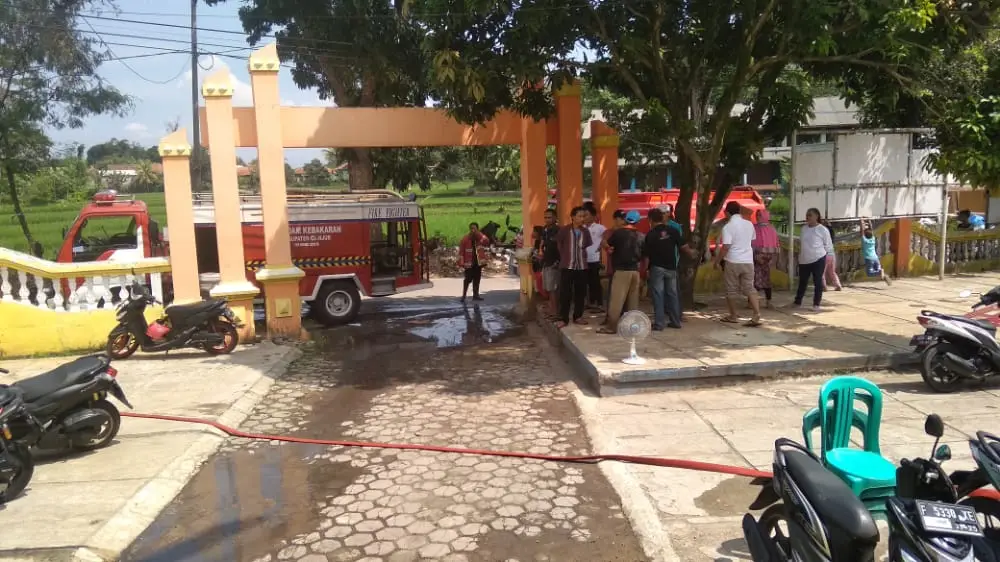 Ruang BPD Nanggalamekar Kebakaran, Kerugian Ditaksir Belasan Juta