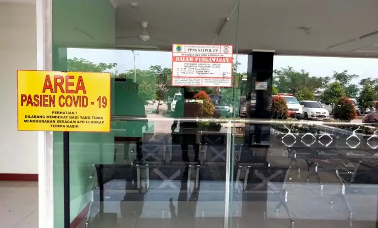 Ruang Pasien Covid-19 RSDH Cianjur Disegel Dalam Pengawasan Pol PP
