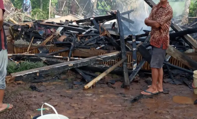 Rumah di Sukaluyu Cianjur Kebakaran, Remaja Ini Hampir Ikut Terpanggang