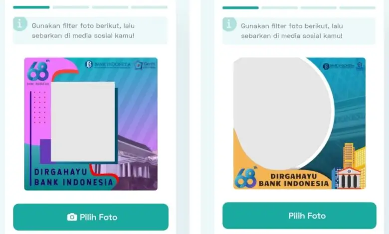 Sejarah dan Bingkai Foto Twibbon Hari Bank Indonesia / HUT BI ke-68