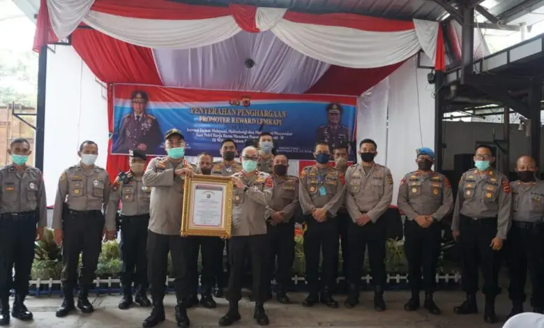 Selamat! Kapolres Cianjur Raih Promoter Reward dari Lemkapi