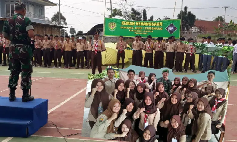 Seluruh Koramil di Cianjur Gelar Kemah Kebangsaan Serentak