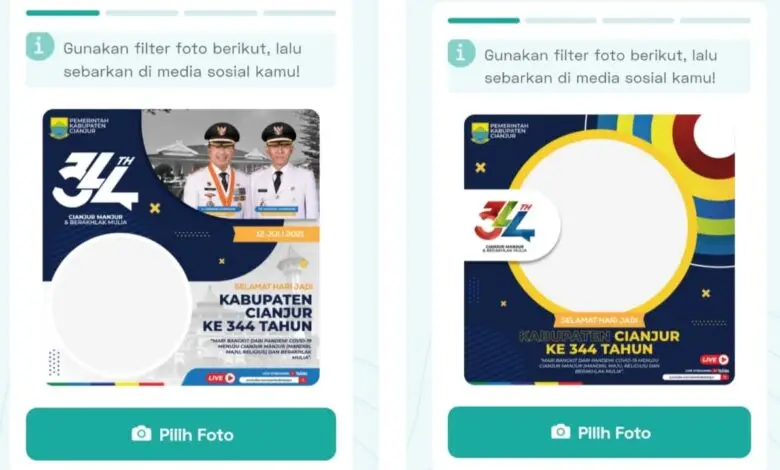 Semarakkan Hari Jadi Cianjur 344, Pasang Bingkai Foto Twibbon di Sini!