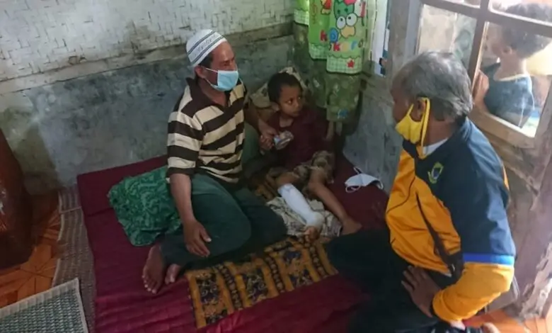 Seorang Bocah di Bojongpicung Cianjur Terluka Akibat Dipatuk Ular Gibug