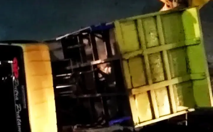 Seorang Pegawai Proyek di Cipanas Meninggal Dunia Tertimpa Dump Truck
