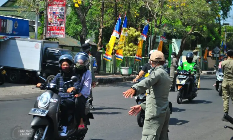 Setiap Hari Ada 100 Orang Terjaring Razia Masker di Cianjur