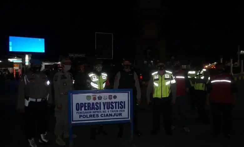 Siang Malam, Polres Cianjur Gelar Operasi Yustisi ke Berbagai Tempat