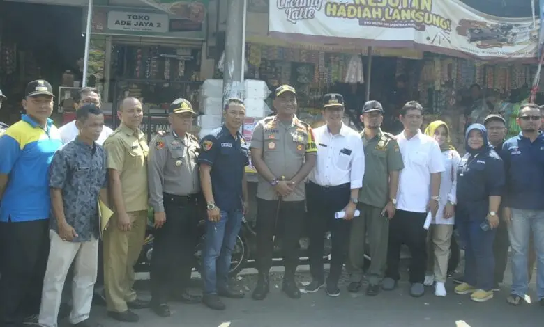 Sidak Pasar, Kapolres Cianjur: Penimbunan dan Premanisme Sasaran Kami