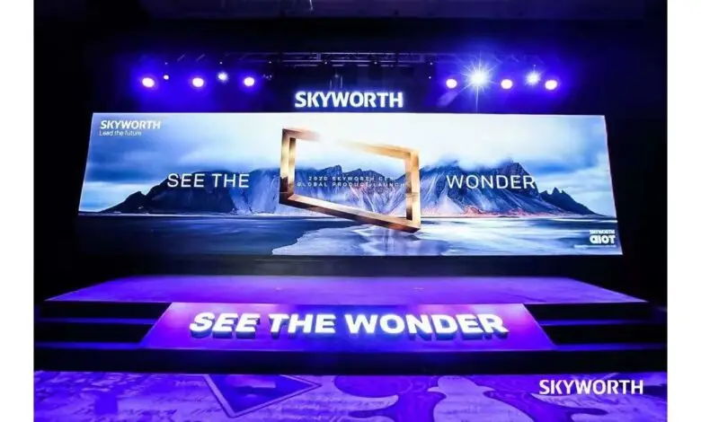 Skyworth TV Power Seluruh Saluran 120Hz Lacak Kuas Canggih Sejumlah Produk Baru Diungkapkan Secara Resmi