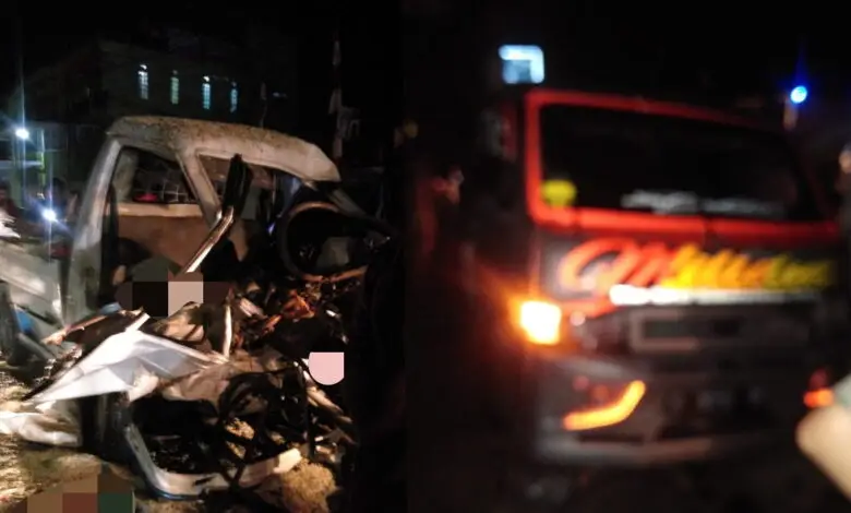 Tabrakan Mobil Pikap di Ciranjang, Seorang Sopir Meninggal Dunia