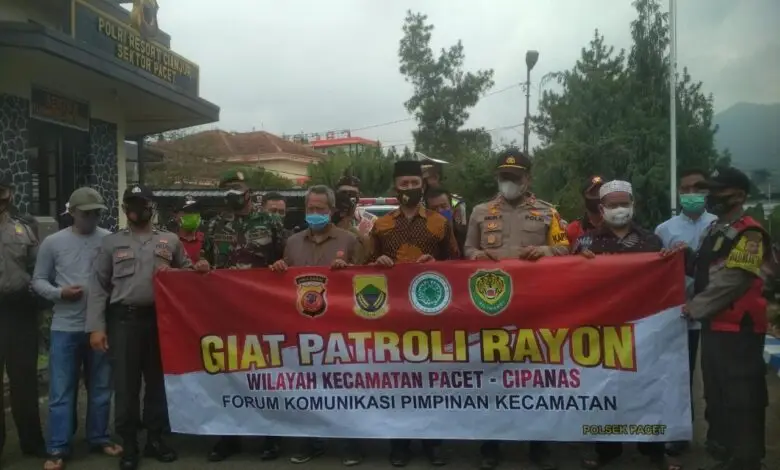 Tekan Kasus Kriminal dan Curanmor, Polsek Pacet Luncurkan Patroli Rayon