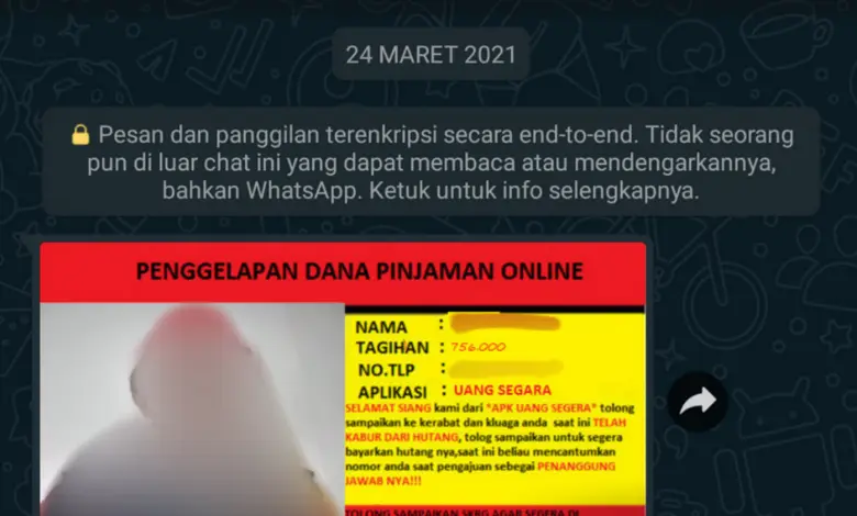 Telat Bayar Sehari, Warga Cianjur Ini Dipermalukan Pinjaman Online
