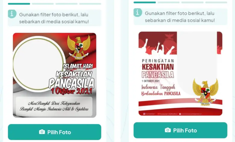 Terbaru! Bingkai Foto Twibbon Peringatan Hari Kesaktian Pancasila