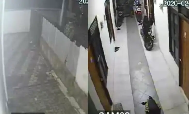 Terekam CCTV, Maling Motor Beraksi di Kosan Karangtengah Dalam Hitungan Menit