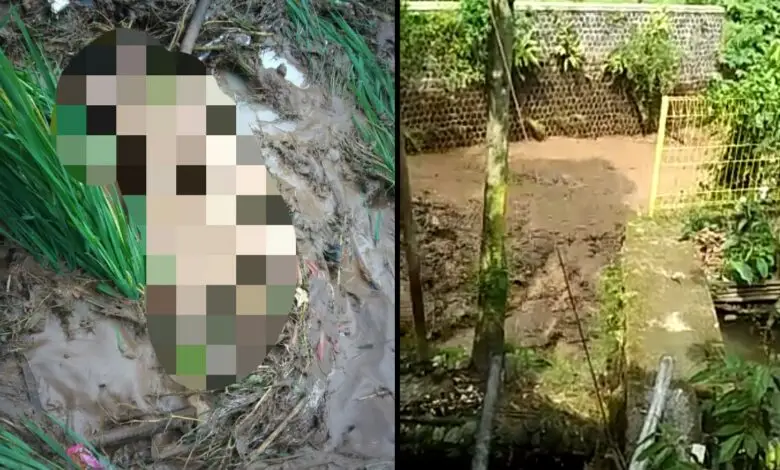 TERJADI LAGI! Tiga Warga Cugenang Hanyut di Sungai, Satu Orang Tewas