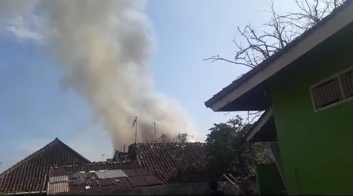 Tiga Rumah Kebakaran di Gang Nangka, Cianjur