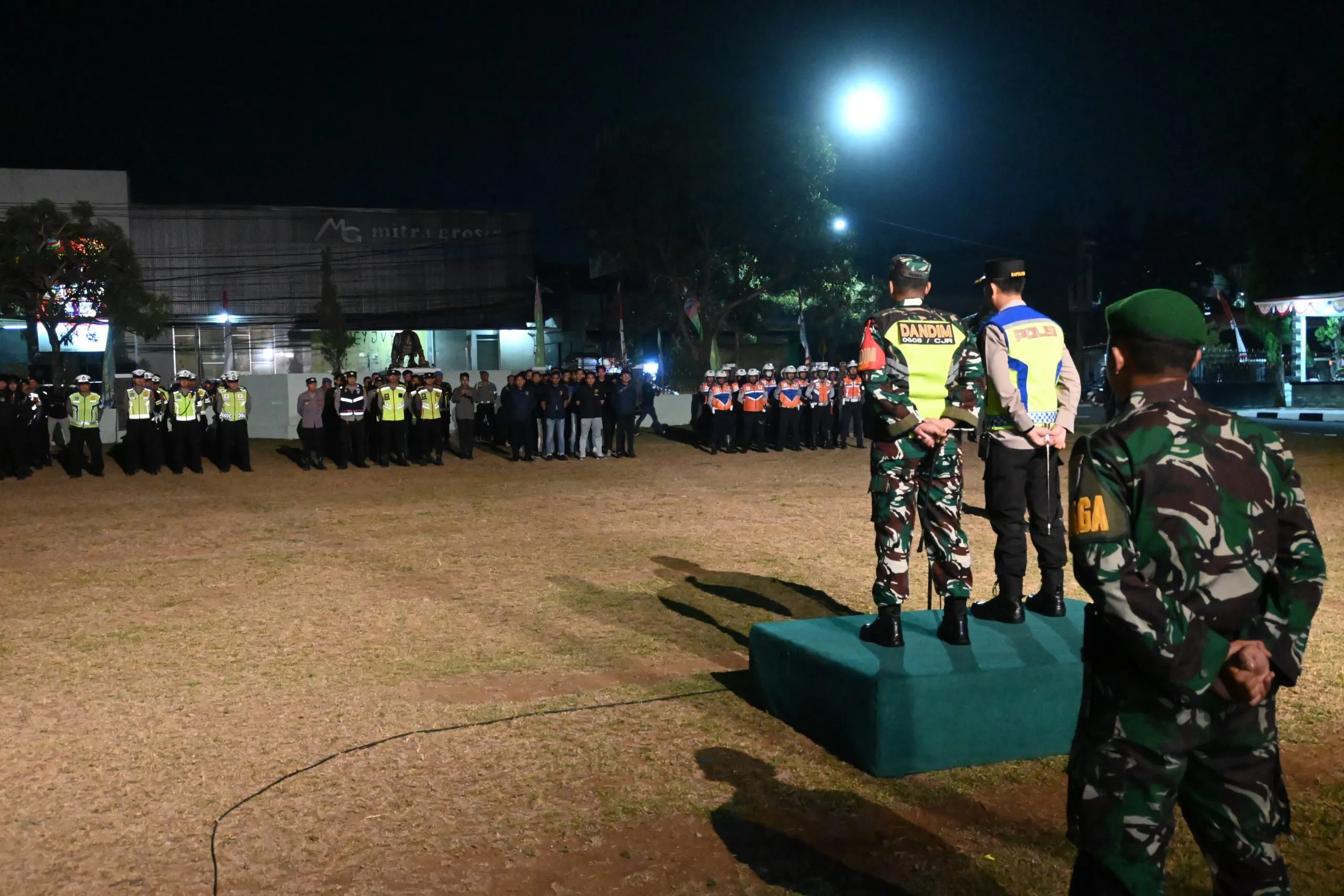 TNI Polri dan Pemkab Cianjur Gelar Patroli Besar-Besaran, Warga dan Wisatawan Dijamin Aman