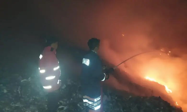 TPA Pasir Sembung Cianjur Kebakaran, Penyebabnya Masih Misterius