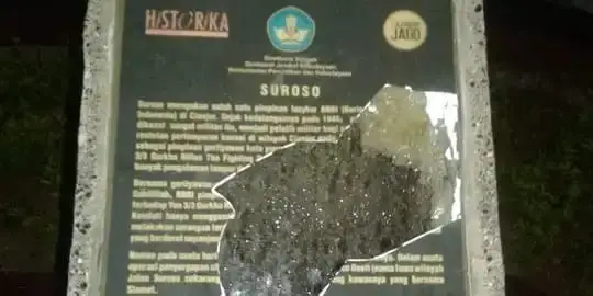 Tukang Rusak dan Vandalisme Tugu Cianjur Dikecam