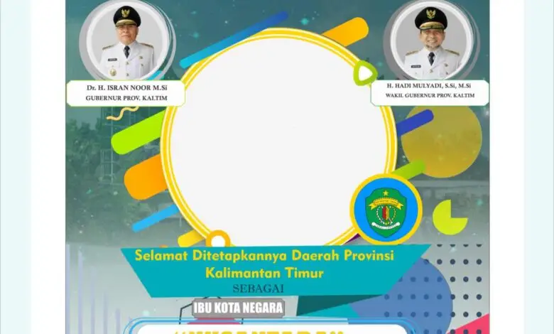 Twibbon Dukung atau Tolak Ibu Kota Negara (IKN) Baru Kalimantan