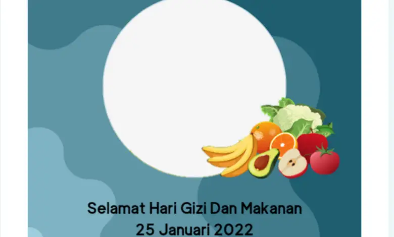 Twibbonize Hari Gizi dan Makanan, Dukung Pasang Bingkainya!!
