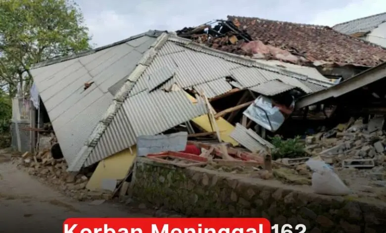 Update Gempa Cianjur 162 Orang Meninggal, 326 Luka Didominasi Anak - anak