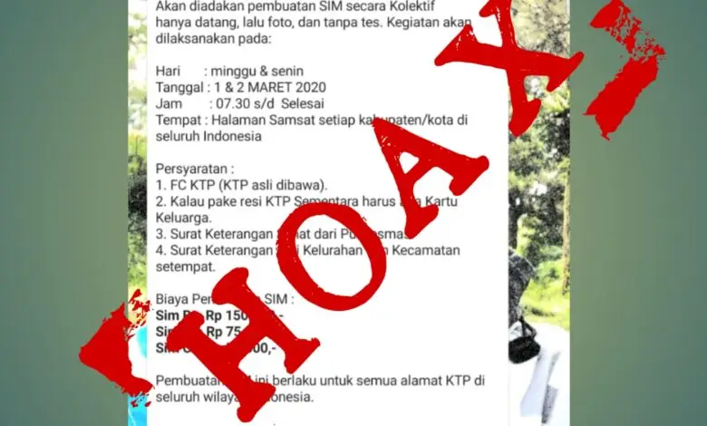 Viral Info Pembuatan SIM Kolektif di Samsat, Kapolres: Hoaks!