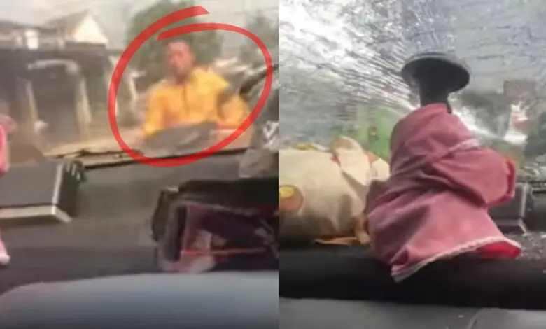 Viral Mobil di Cibeber Cianjur Dilempar Batu, Pelakunya Diciduk saat Nongkrong