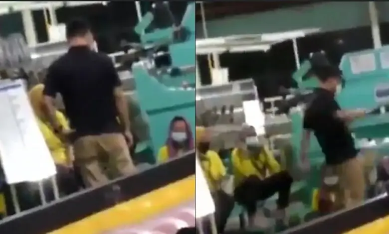 Viral Video 'Tendangan' Oknum Pekerja Asing di Pabrik, Pelaku Langsung Dipecat, Ini yang Terjadi