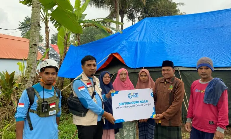YBM PLN Berbagi Kebahagiaan dengan Penyintas Gempa Cianjur